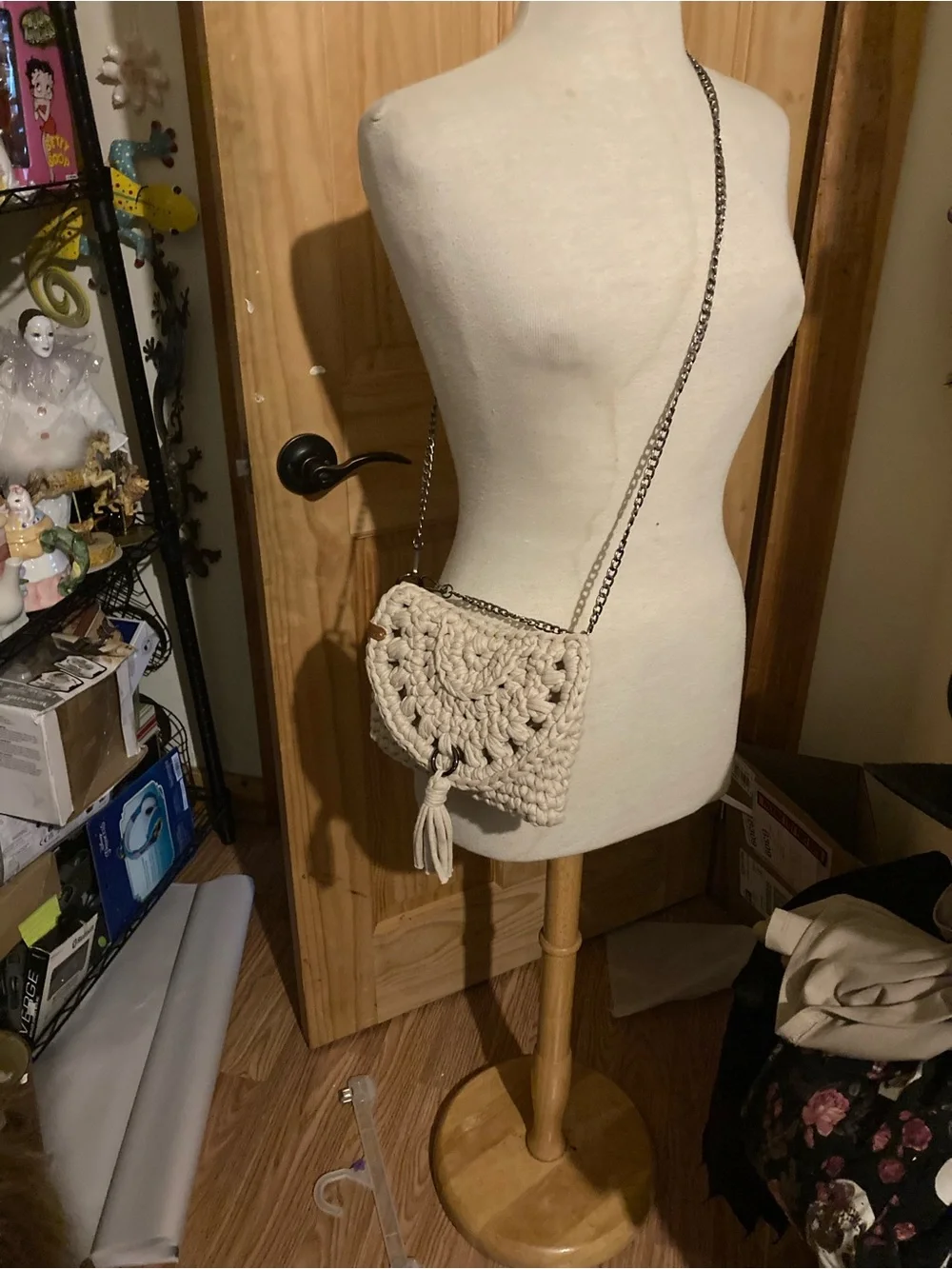 Hand made crocheted purse